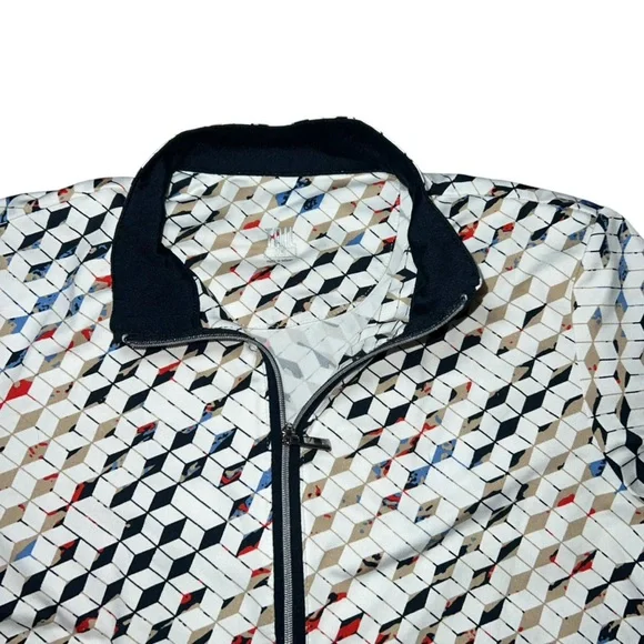 Tail Women’s Athletic Zip Up‎ Short Sleeve Polo Golf Tennis XS Print - Picture 2 of 8